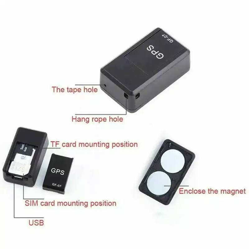 Original Sim Device With GPS Tracker GF-07 (1 Year Warranty)