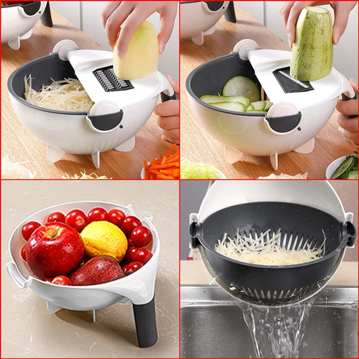 Multifunction Home Vegetable Cutter Grater Slicer for Kitchen Potato Radish Cooking