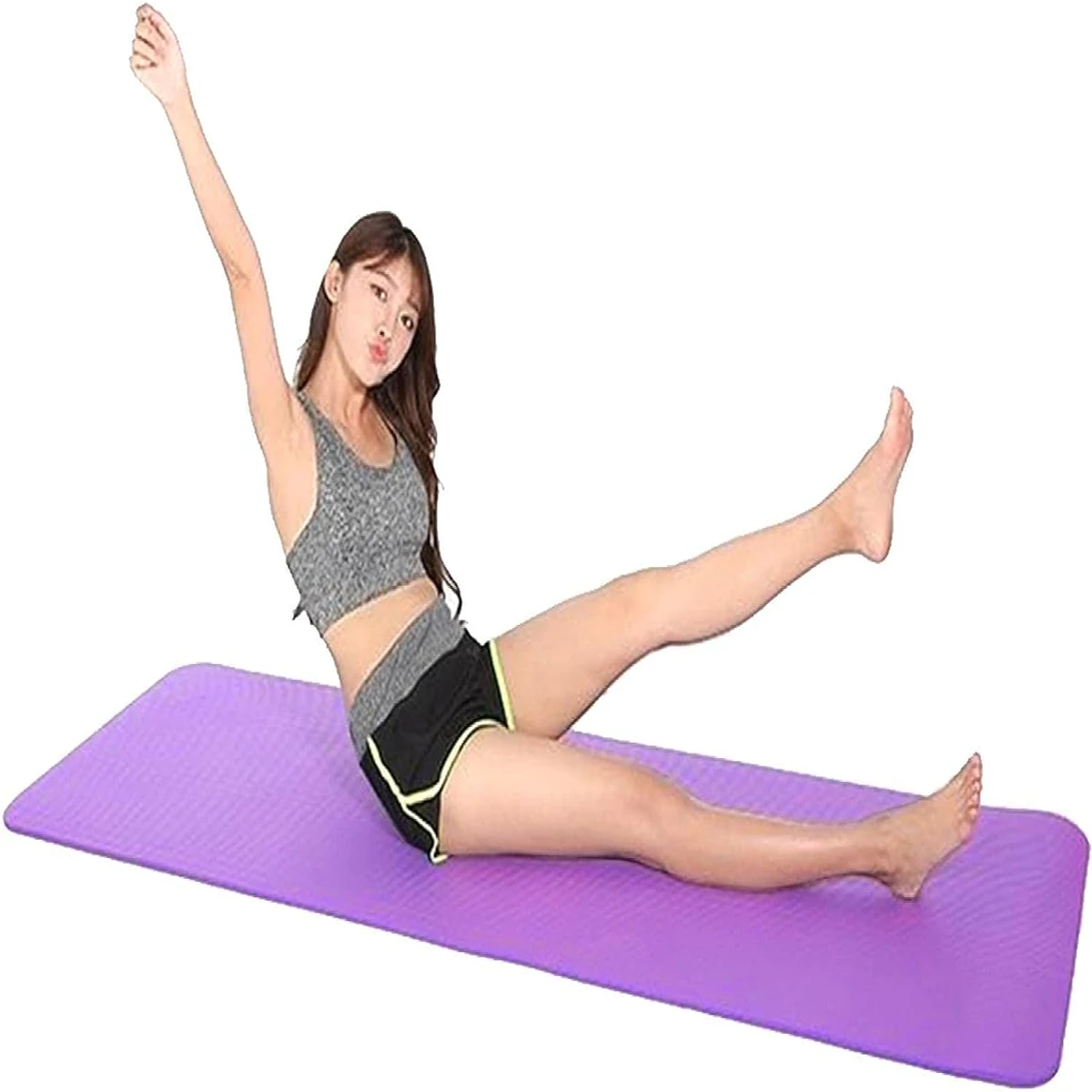 YOGA PLAIN SOFT MAT ( 2 feet x 6 feet) 1 year Warranty