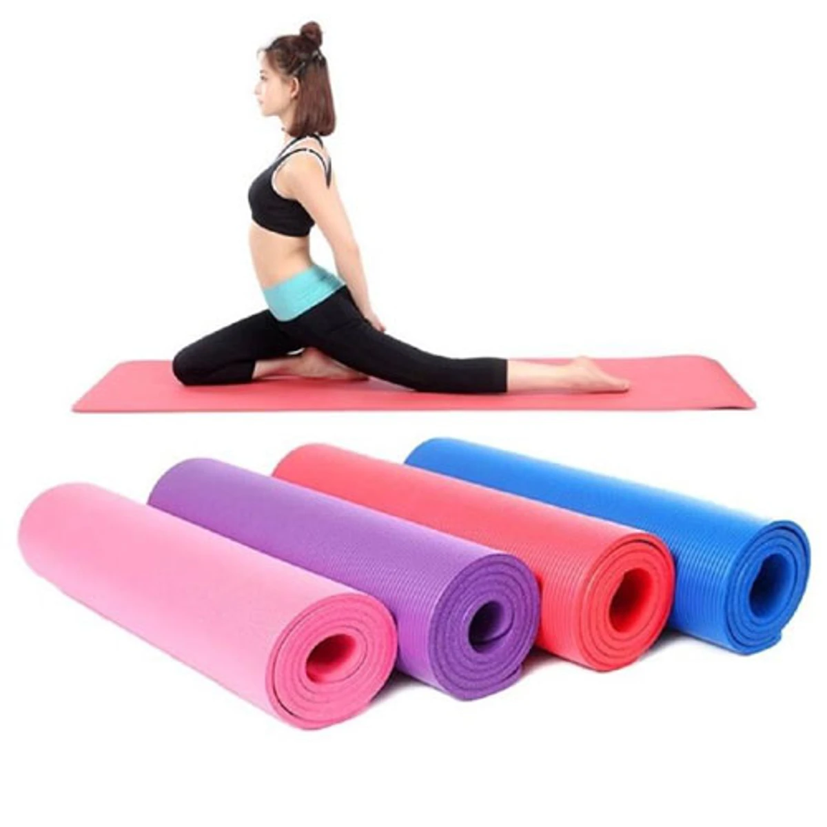 YOGA PLAIN SOFT MAT ( 2 feet x 6 feet) 1 year Warranty
