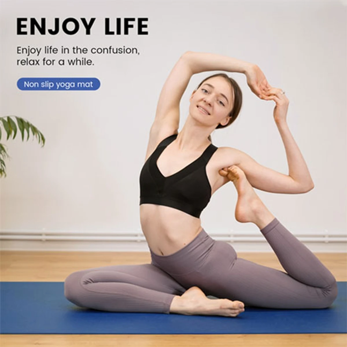 YOGA PLAIN SOFT MAT ( 2 feet x 6 feet) 1 year Warranty