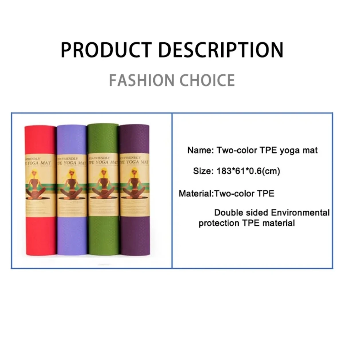 Yoga mat 3 fit by 6 Fit High Quality