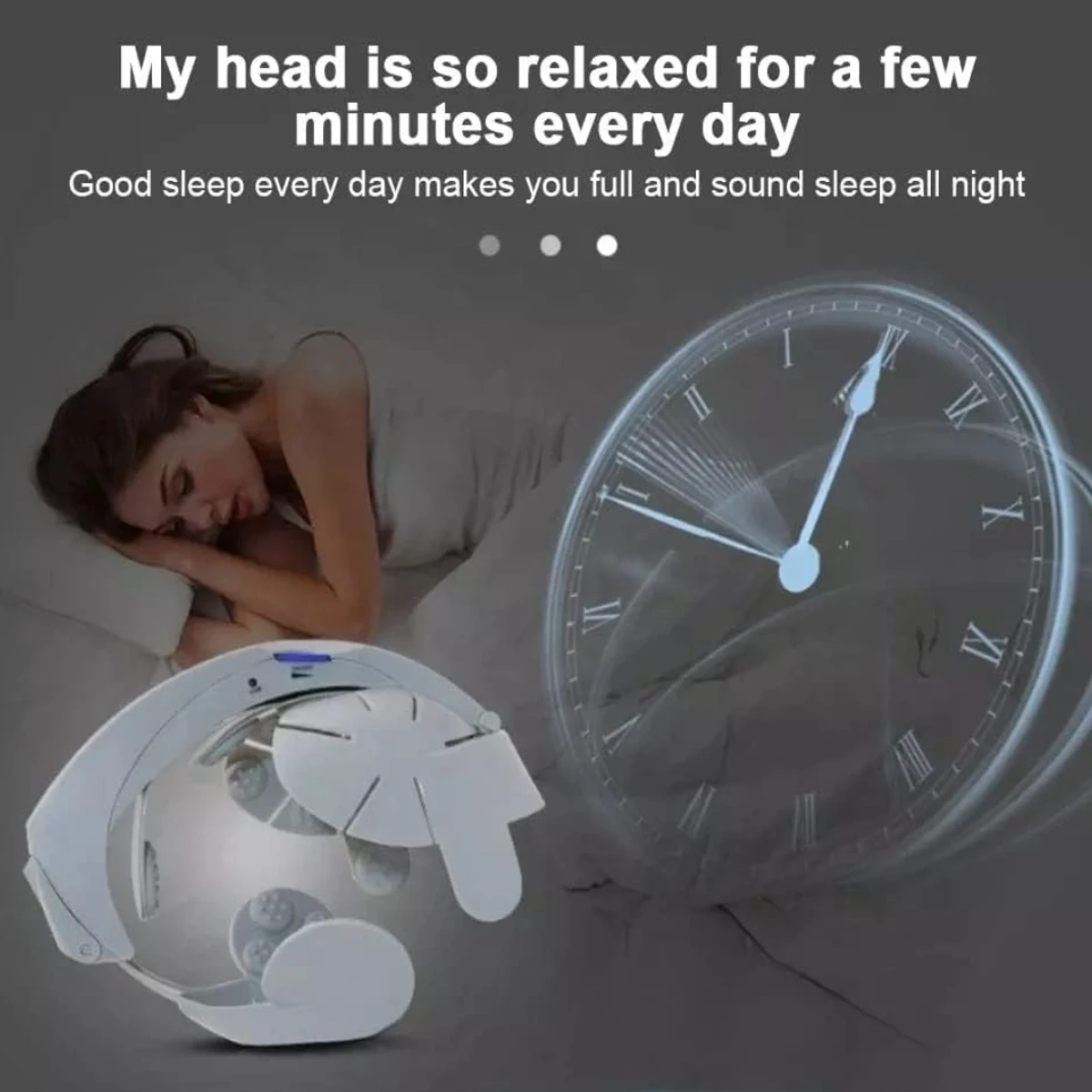 Electric Head Massage & Relax Brain Acupuncture