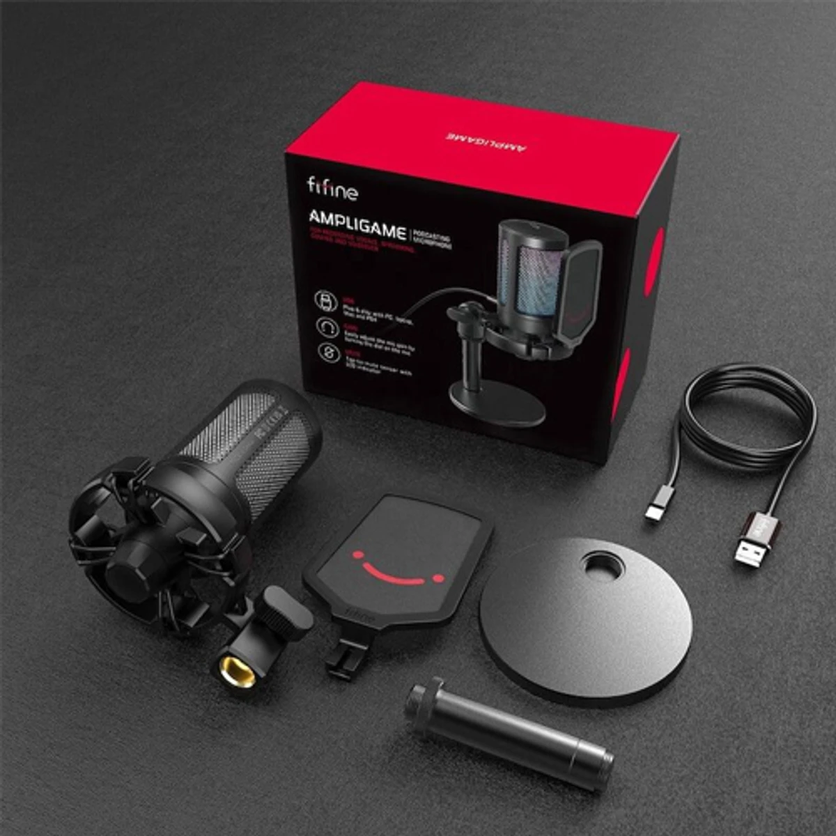 RGB Gaming USB Microphone