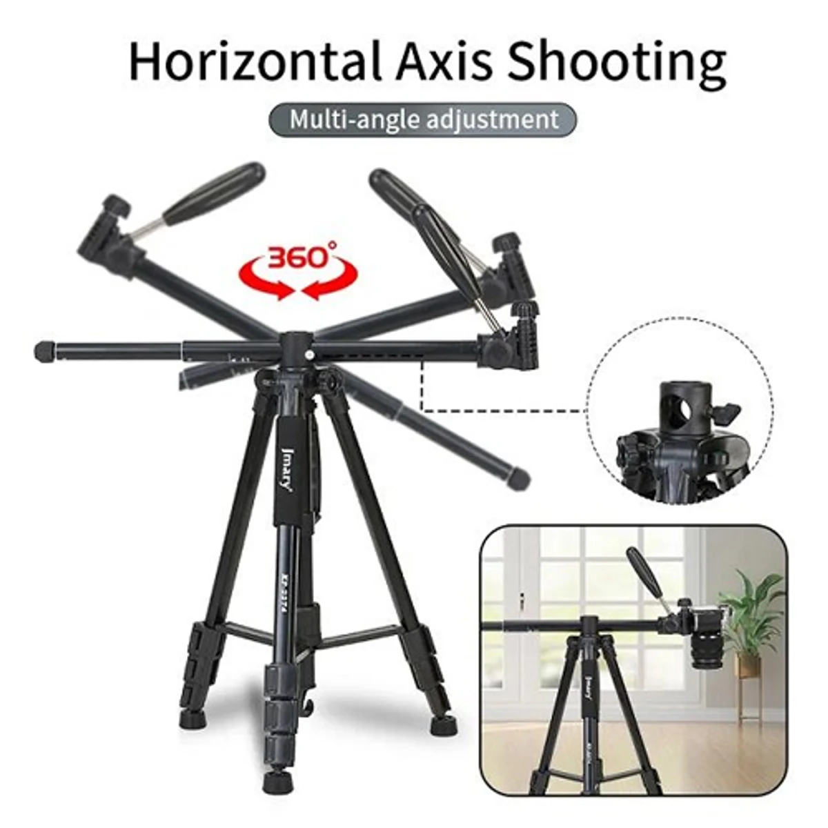 Jmary KP-2274 Multifunctional Professional Tripod