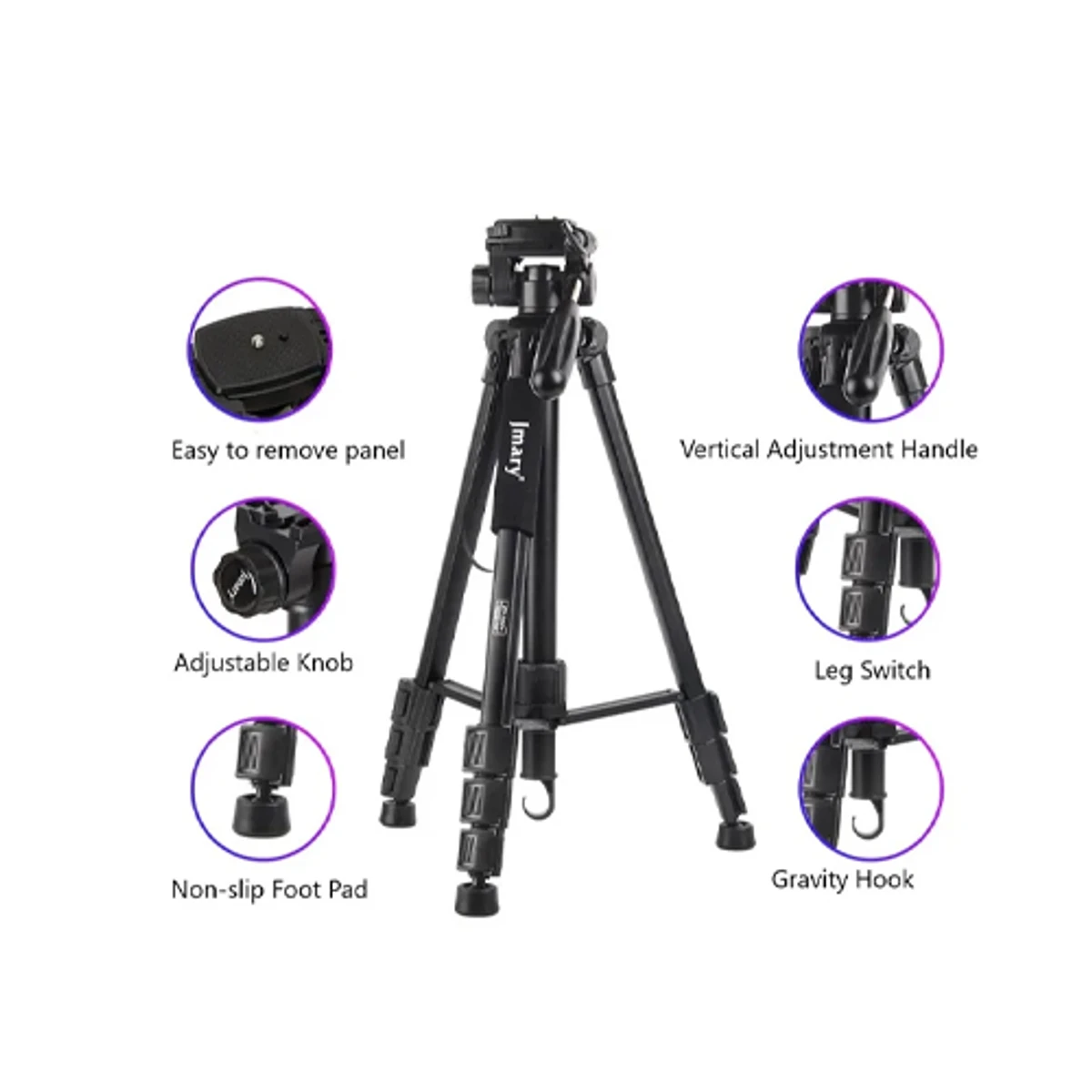 Jmary KP-2274 Multifunctional Professional Tripod