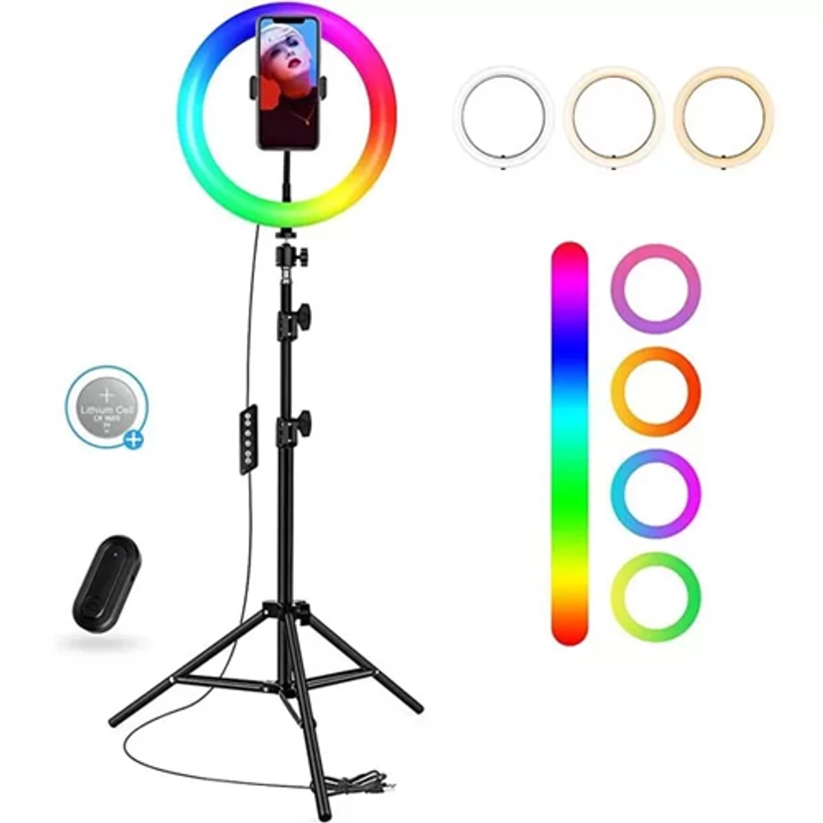 Havit ST7026 Tripod With RGB LED Ring Light