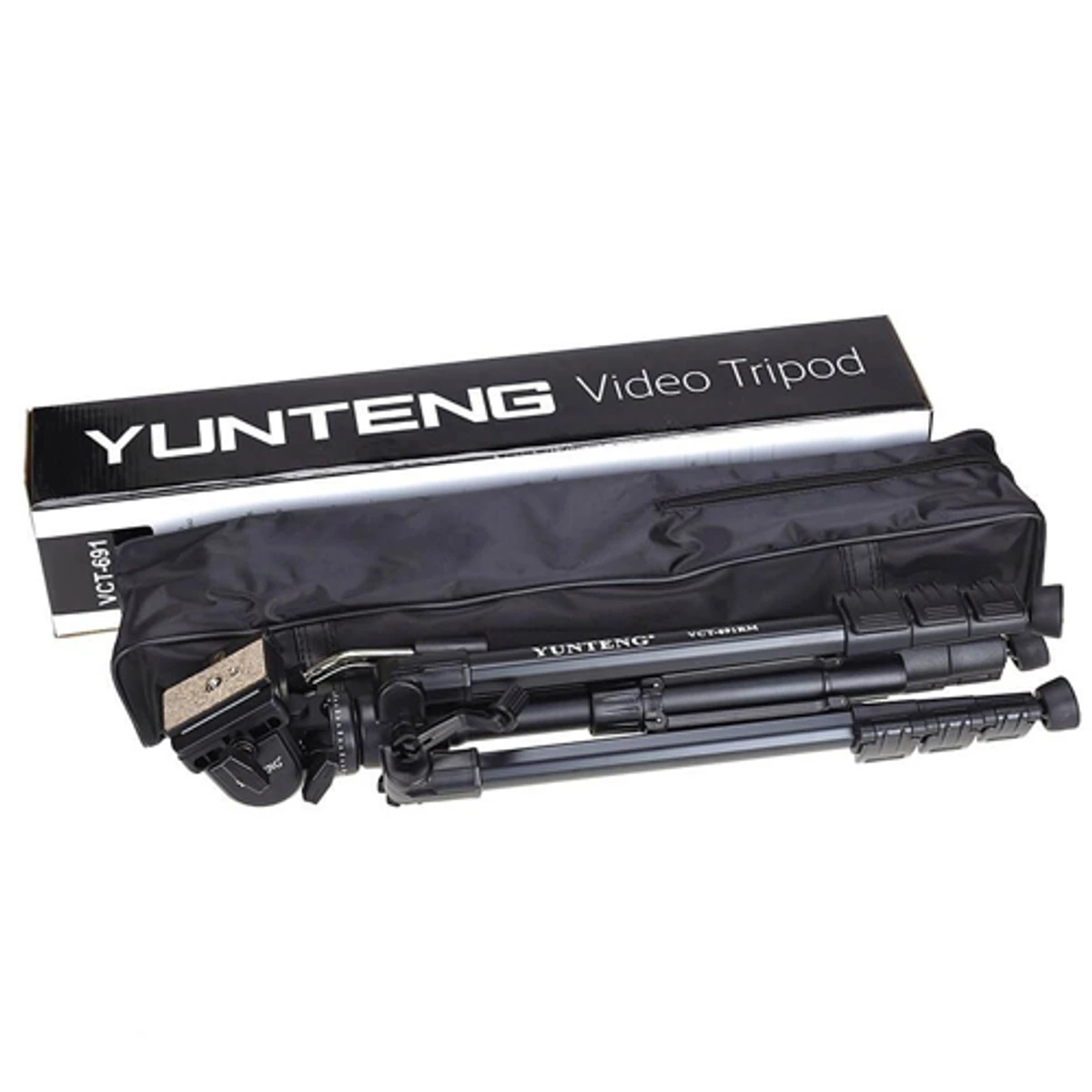Original VCT-691 Tripod 4-section column leg with quick release locks
