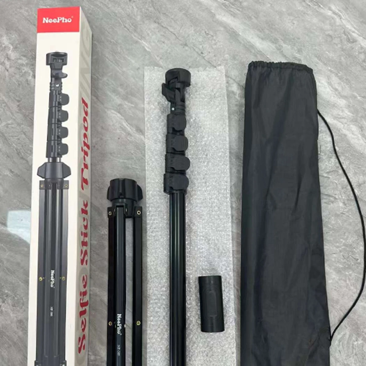 Neepho NP-588 61inch Heavy-Duty Aluminum Extendable Tripod