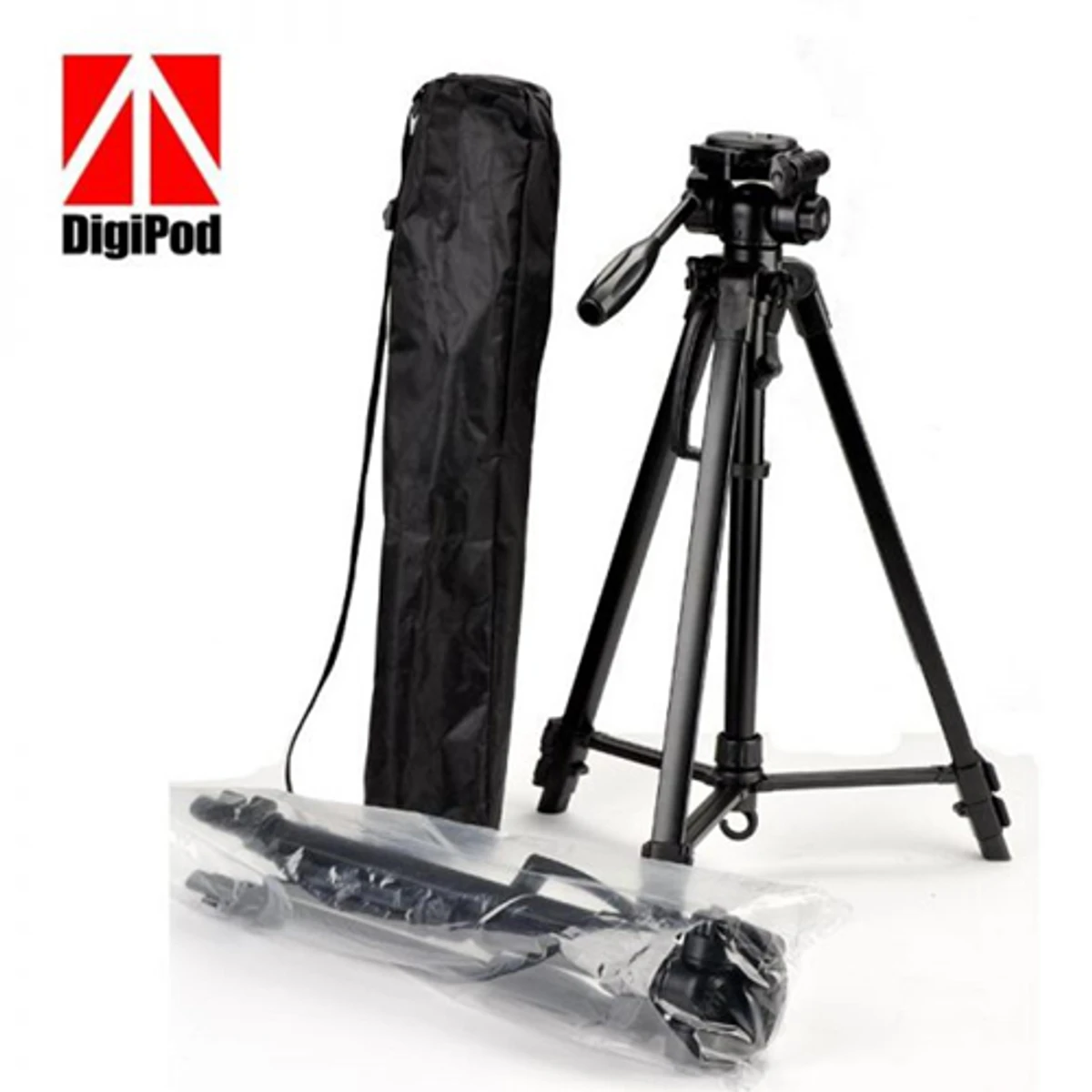 Digipod 5.8 Feet Camera Tripod (TR-472) Suitable To Mobile, Mirrorless Camera, DSLR