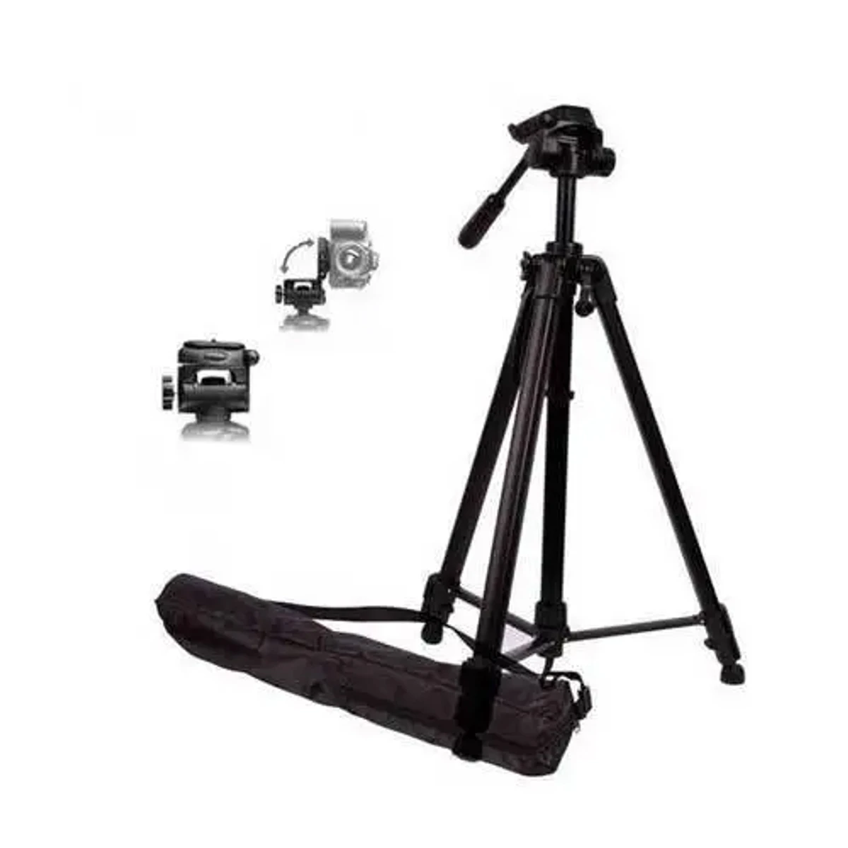 Digipod 5.8 Feet Camera Tripod (TR-472) Suitable To Mobile, Mirrorless Camera, DSLR