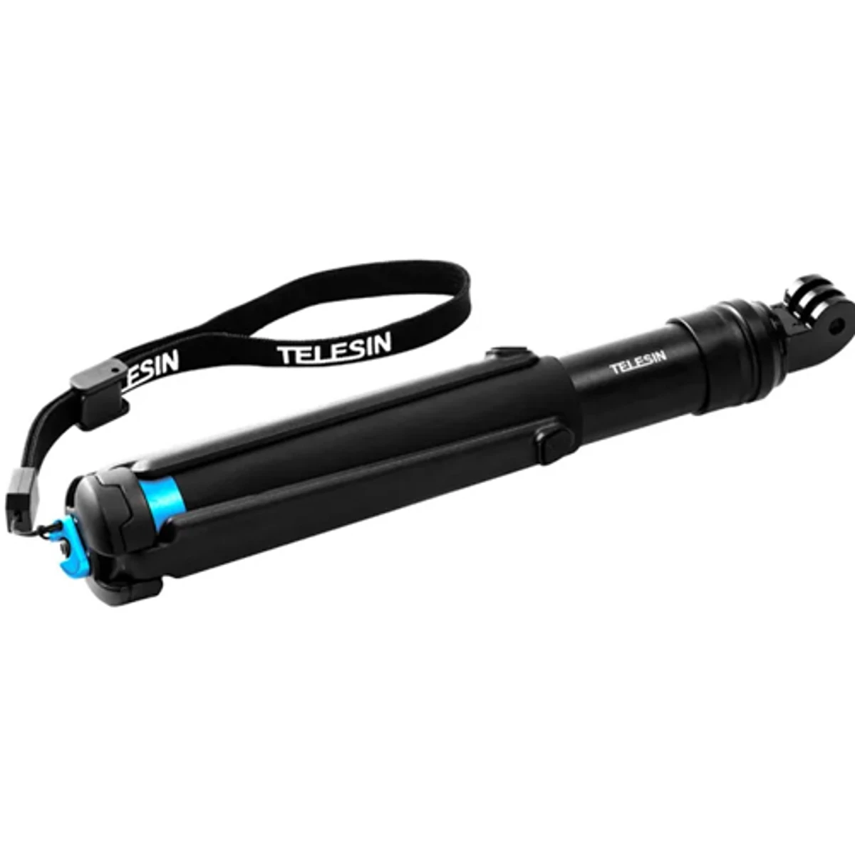 Telesin GP-MNP-090-S Extendable Aluminum Alloy Selfie Stick With Tripod And Phone Clip