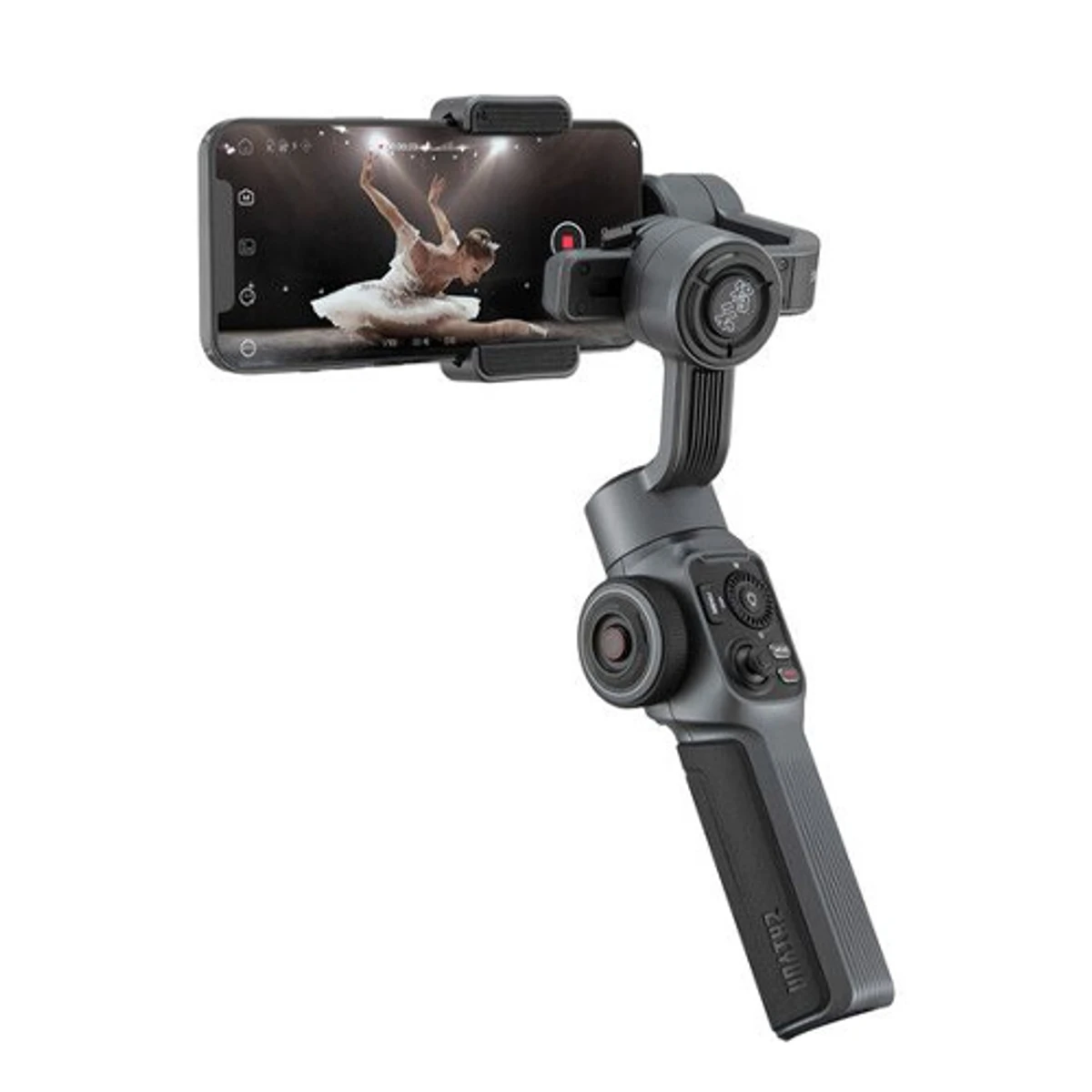 Zhiyun Smooth 5 Gimbal Stabilizer, 3-Axis Handheld Smartphone Gimbal With Grip Tripod Vlog LED Fill Light For IPhone Or Android