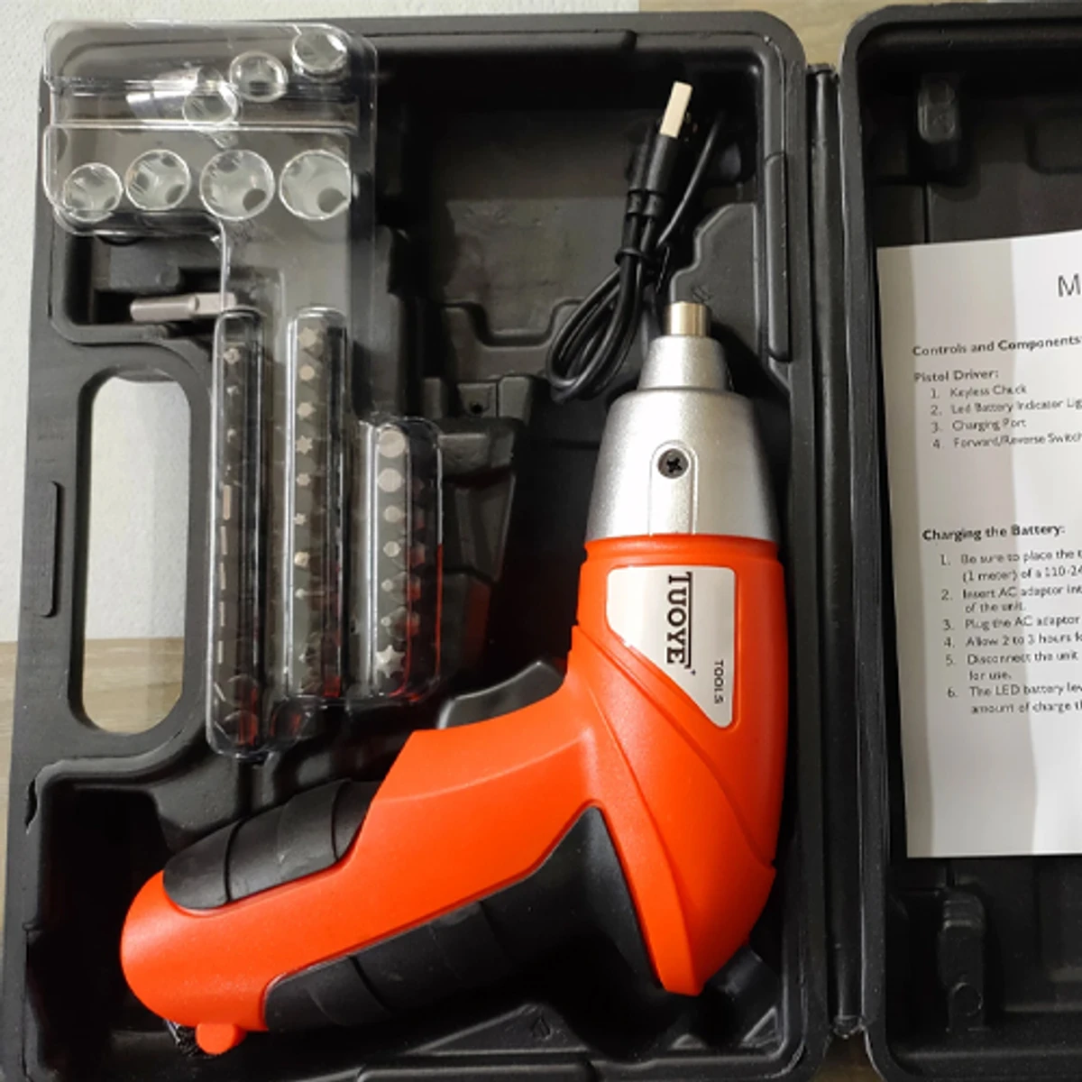 CORDLESS SCREWDRIVER 45PCS