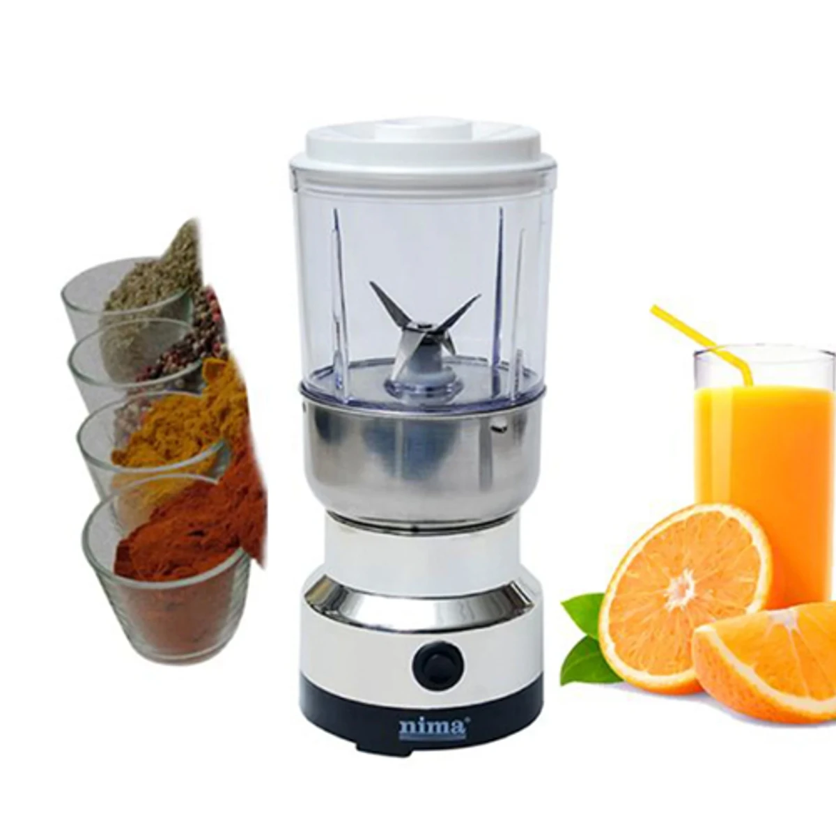 Nima 2 In 1 Coffee And Juice Electric Grinder