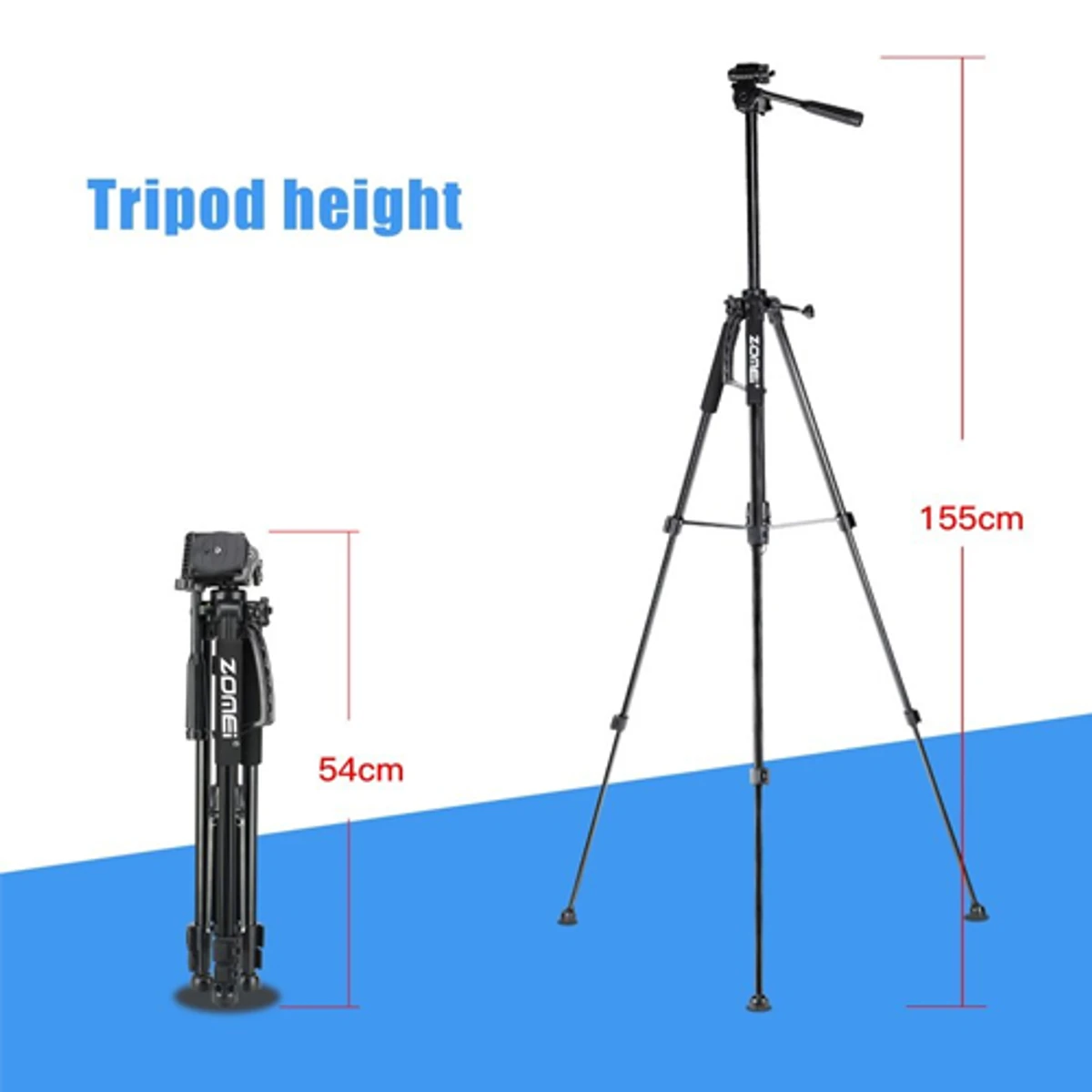 Zomei T120 Mobile & DSLR Tripod-Professional Series