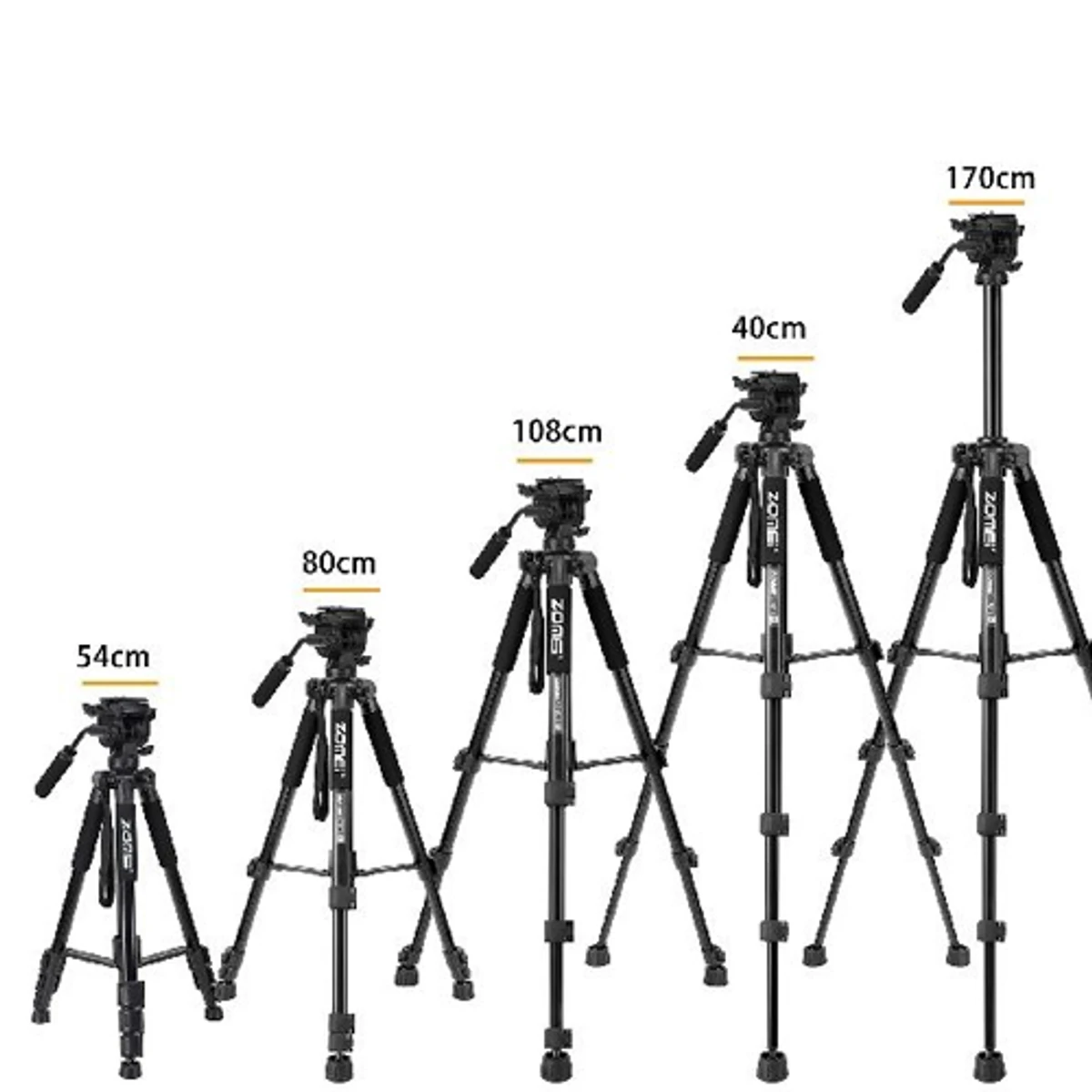 OMEI Q310 Professional Aluminum Alloy Camera Video Tripod