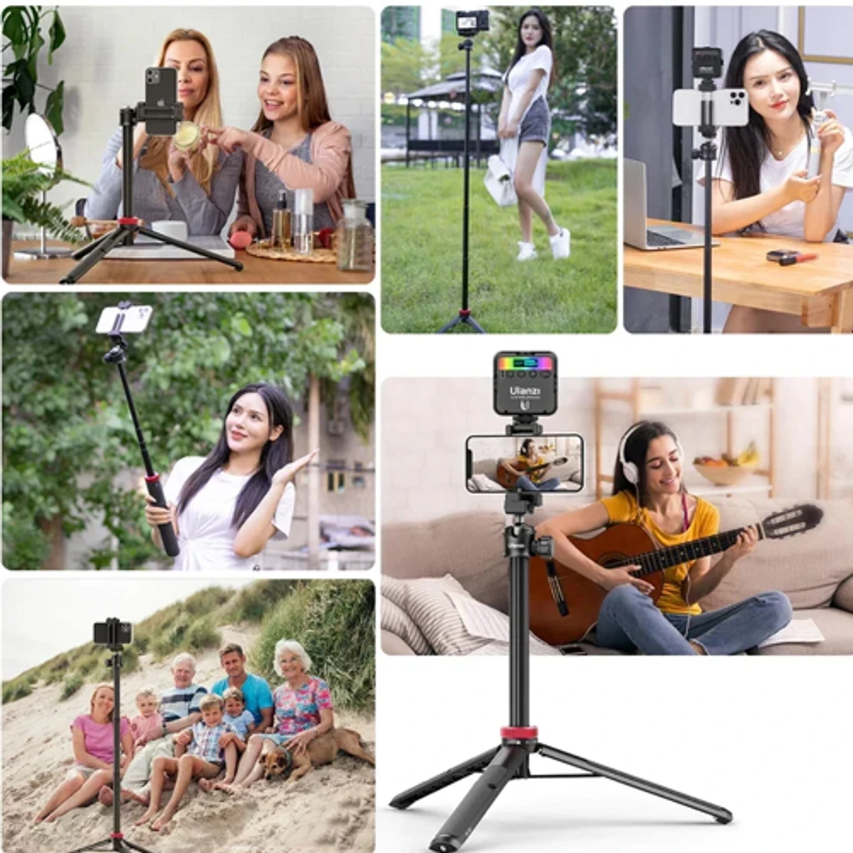 Ulanzi MT-44 Extendable Vlog Tripod With 360° Ball Head