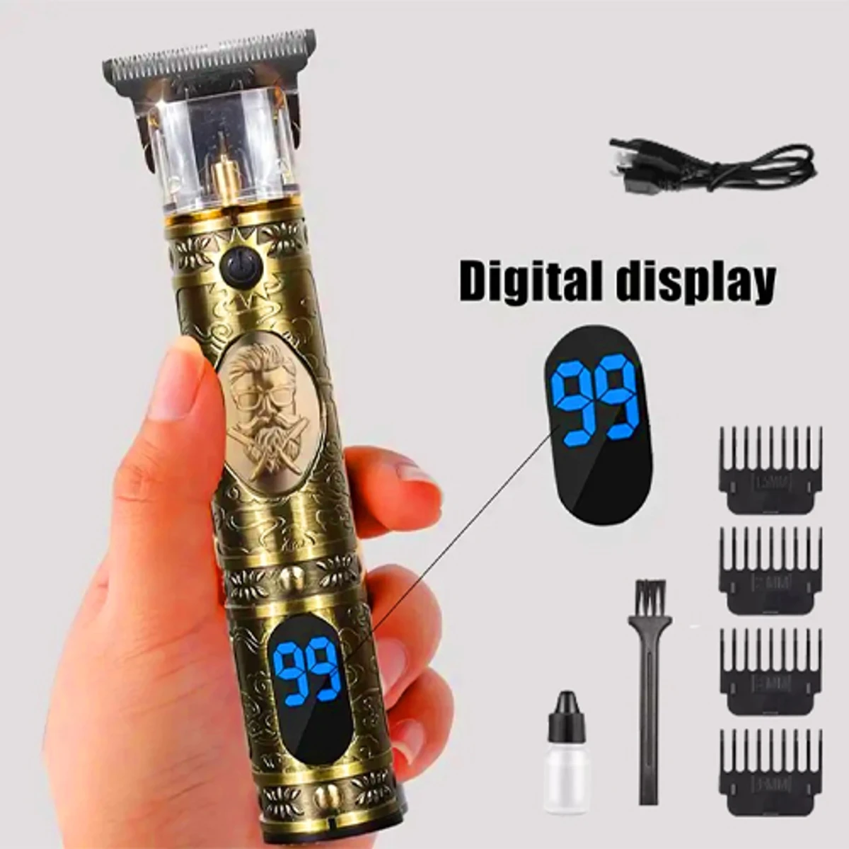 T9 LCD Display রিচার্জেবল ট্রিমার