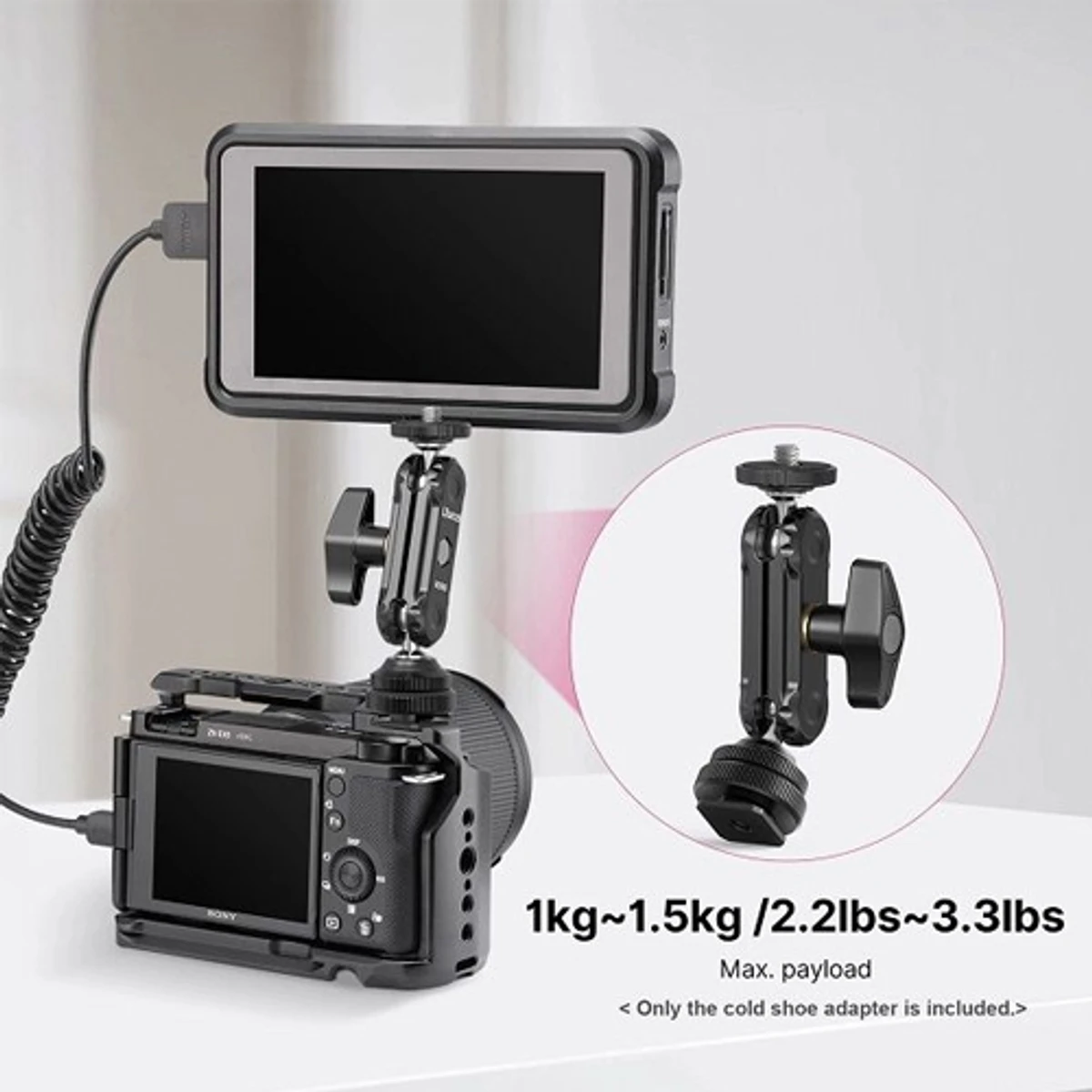 Ulanzi R098 Double Ball Heads With Code Shoe Mount