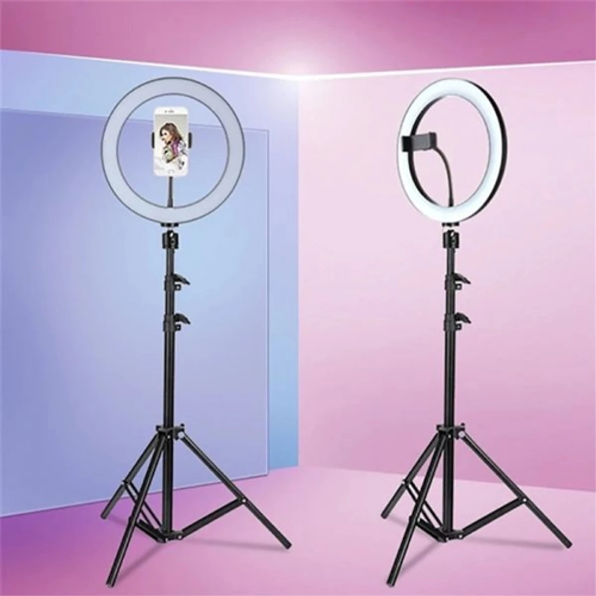 Led Ring Light For Smartphone- Adjustable Brightness (Only 10 Inch Ring Light Without Stand)
