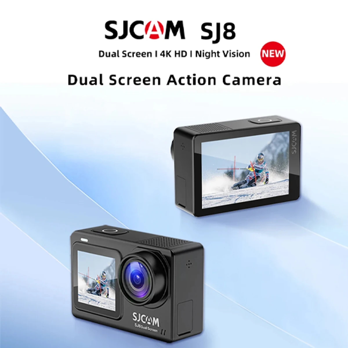 SJCAM SJ8 Plus Dual Screen WiFi 4K Action Camera