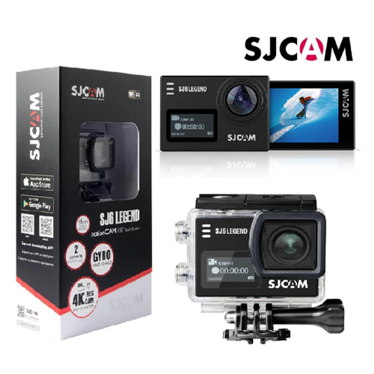 SJCAM SJ6 LEGEND 4K WiFi Action Camera (Touch Screen)
