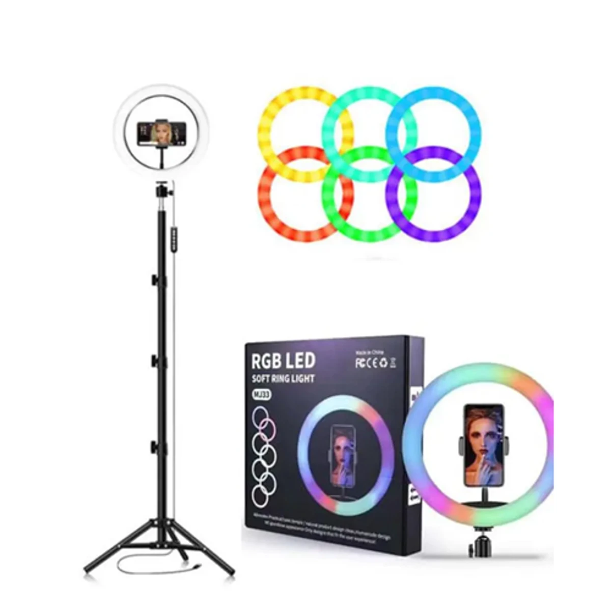 MJ33 RGB LED Soft Ring Light