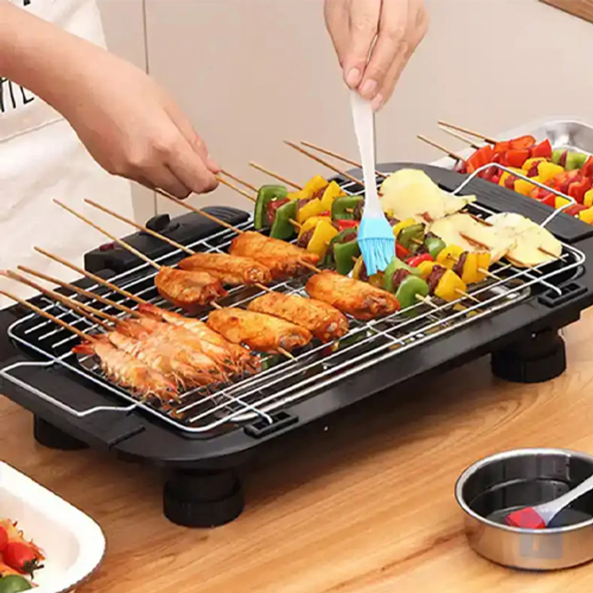 Electric BBQ Grill Machine