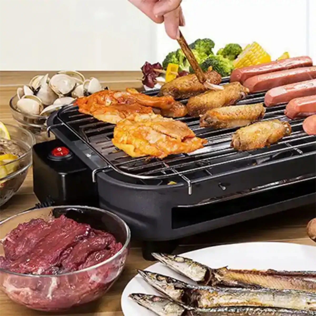 Electric BBQ Grill Machine