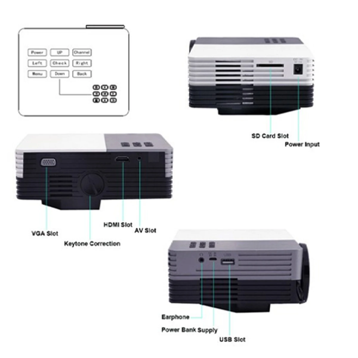 GM50 Portable Mini Video Projector
