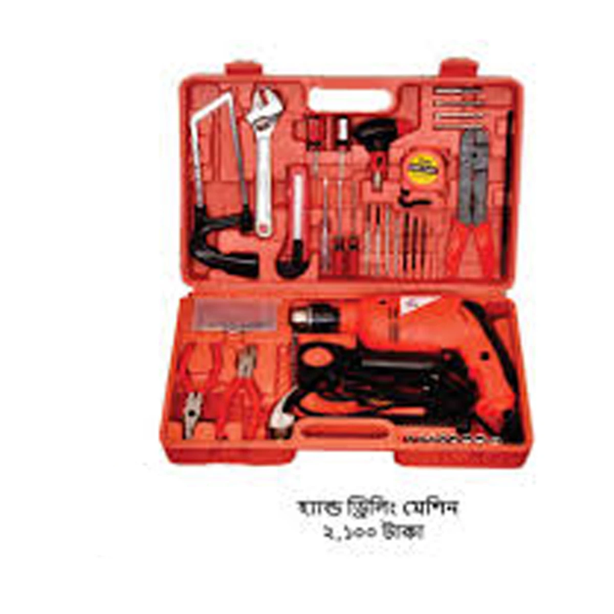 ড্রিল মেশিন সেট-100 পিস-বিভিন্ন রঙের - drill machine