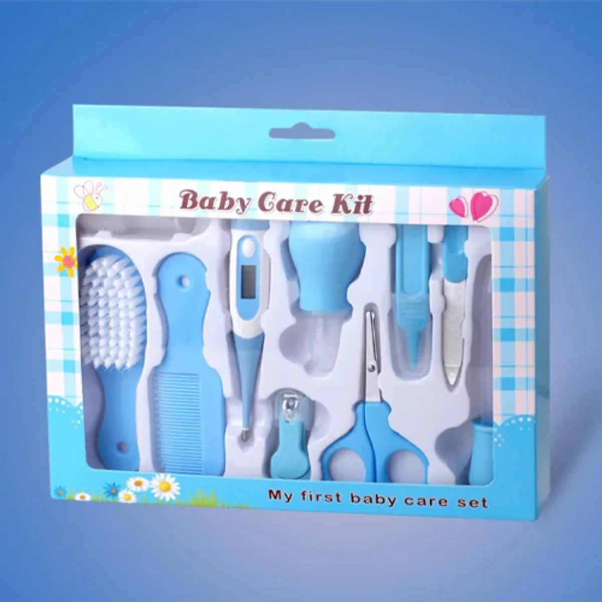 10 Pcs New-born Baby Kids Health Care Kit Set ( Pink-Blue)