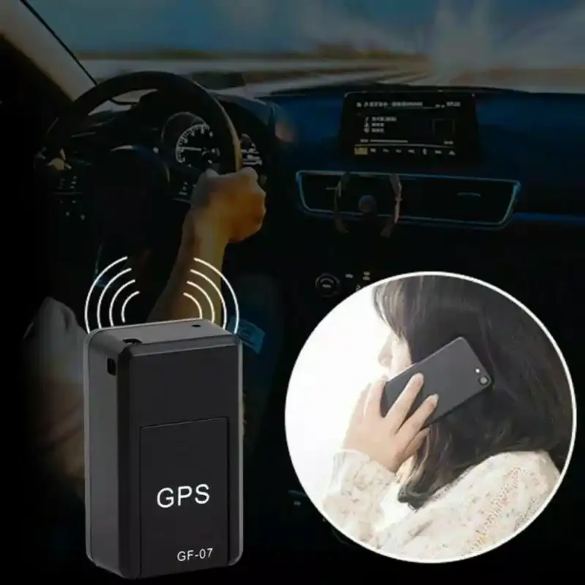 Original Sim Device With GPS Tracker GF-07 (1 Year Warranty)