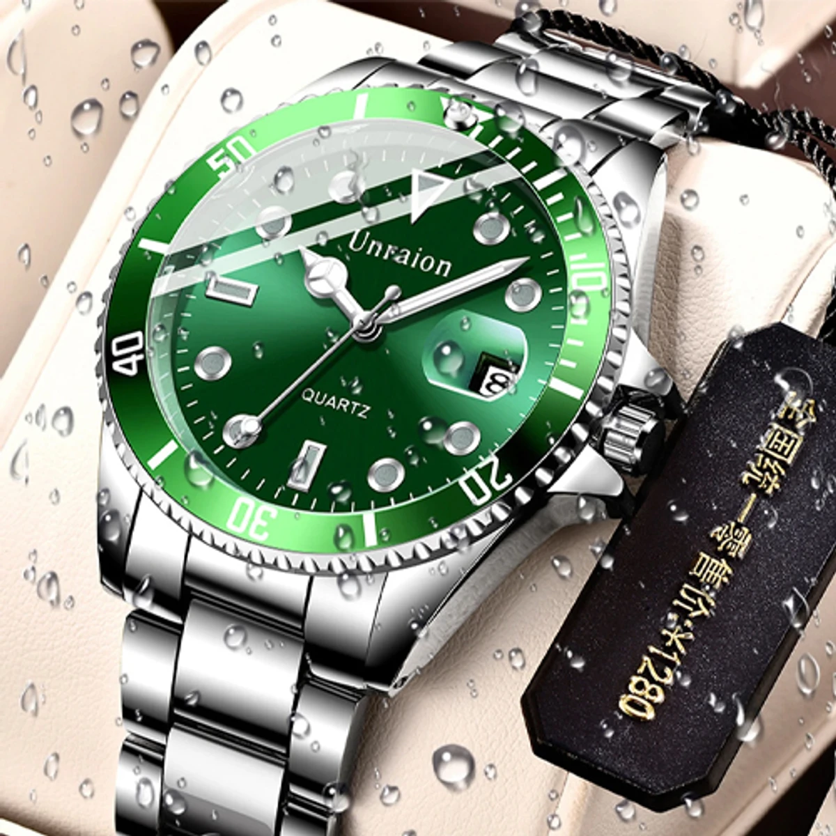 Comudir Stainless Steel Waterproof Watchs