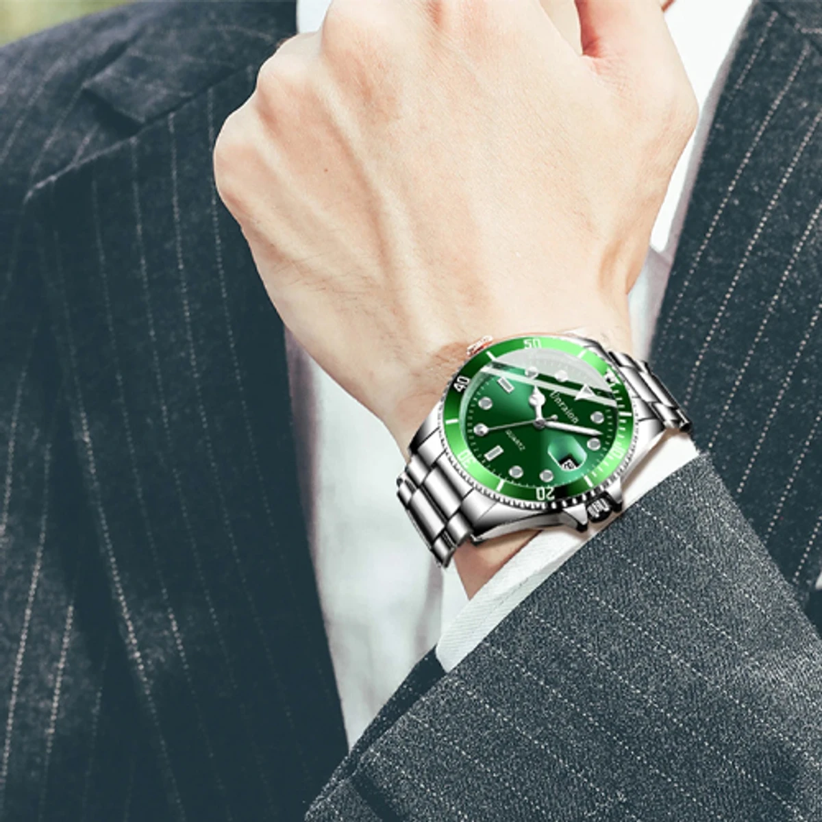 Comudir Stainless Steel Waterproof Watchs