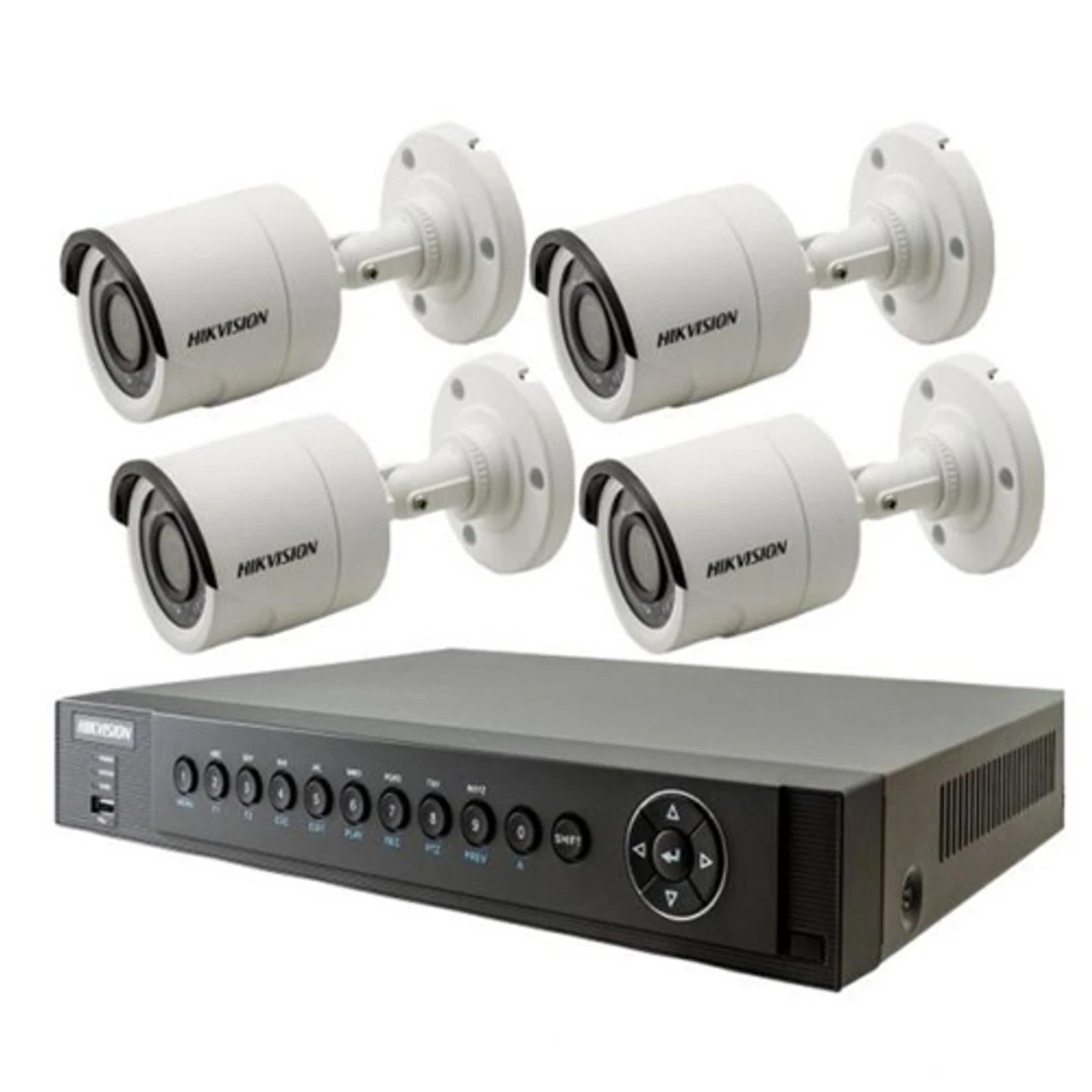 Hikvision 2MP 4 Camera Full Package