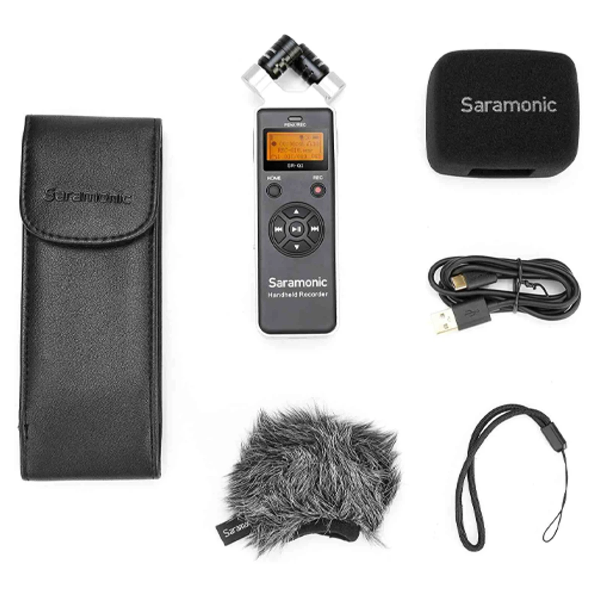 Saramonic SR-Q2 Handheld Audio Recorder With Stereo X/Y Condenser Microphones