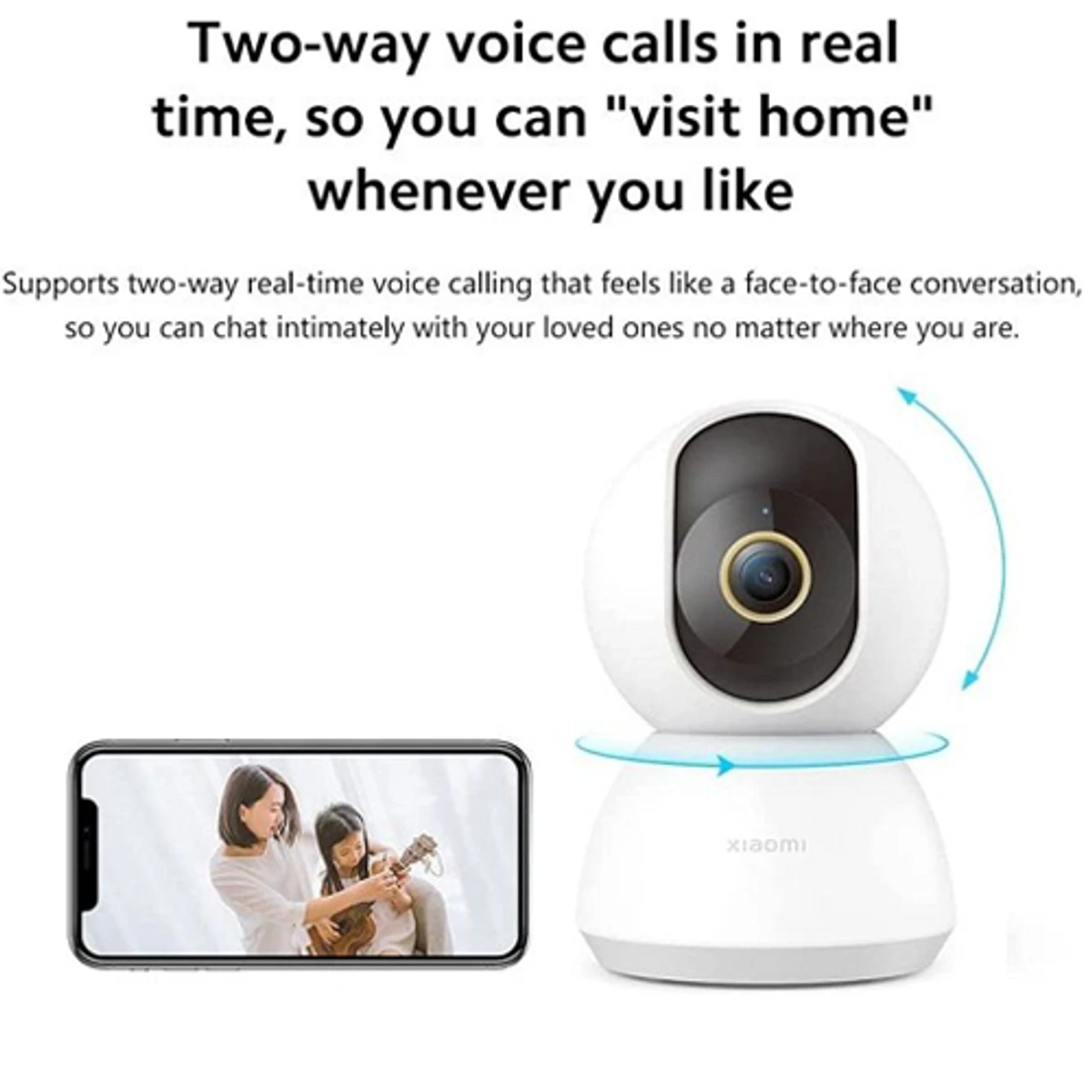 Xiaomi C300 2K Indoor Wi-Fi Surveillance With Two-Way Audio Smart Camera