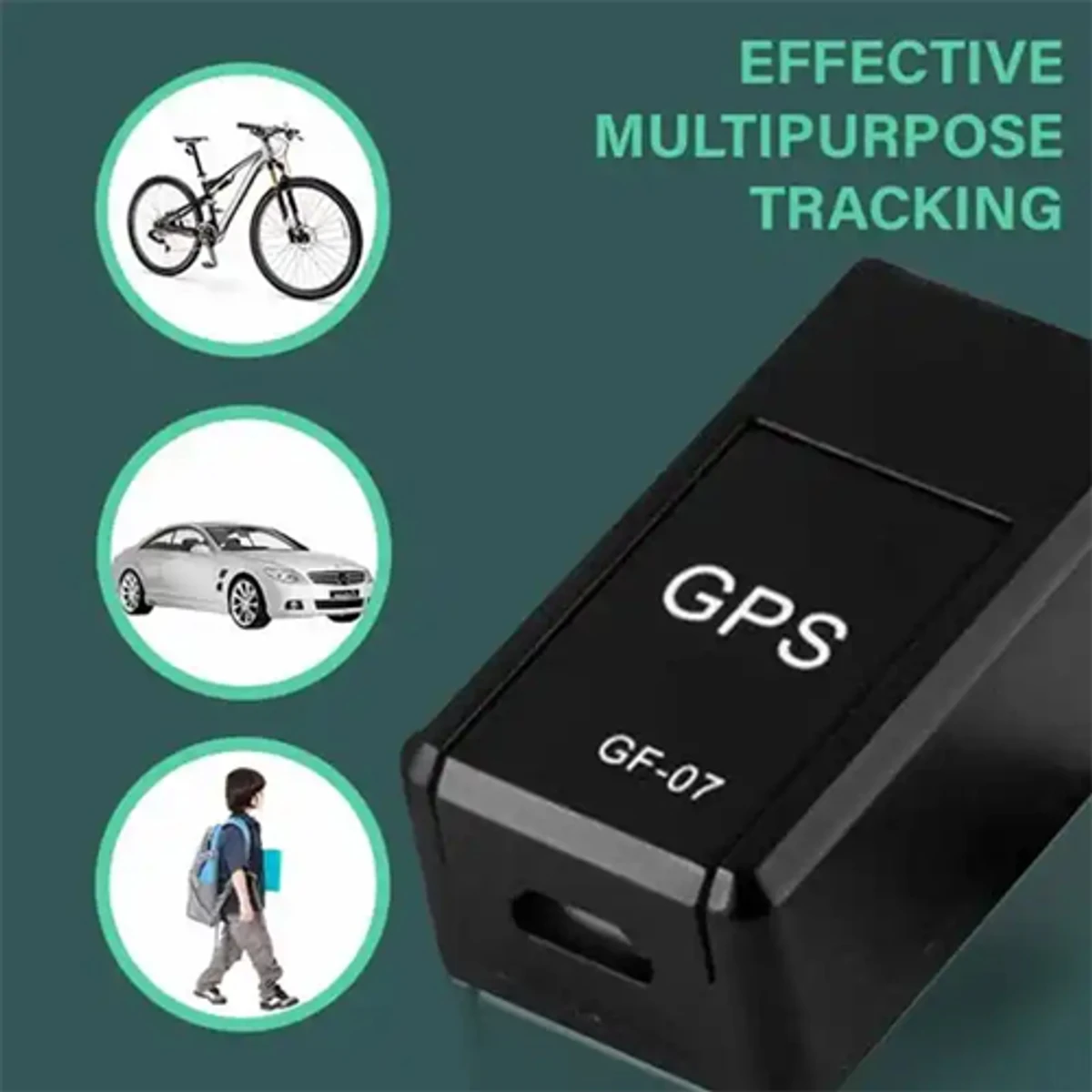 সিম ডিভাইস উইথ GF-07 GPS TRACKER