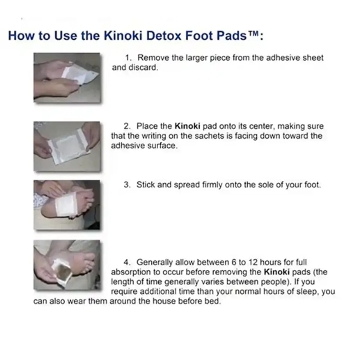 kinoki detox foot pad 1 Boxes