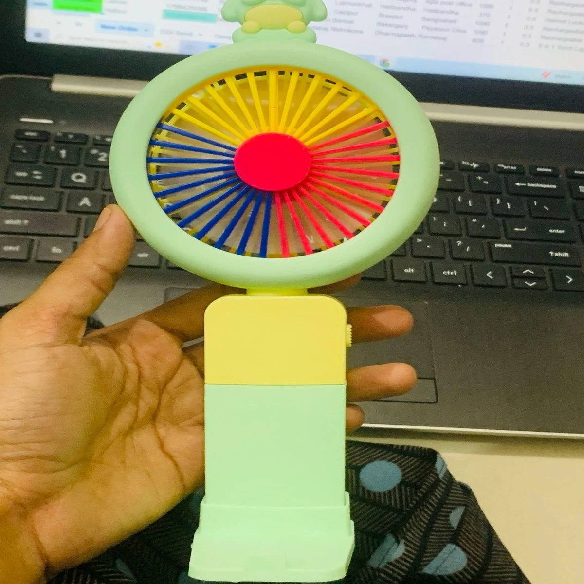 Mini Handheld Light Fan