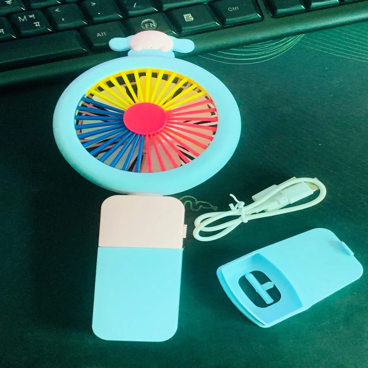 Mini Handheld Light Fan