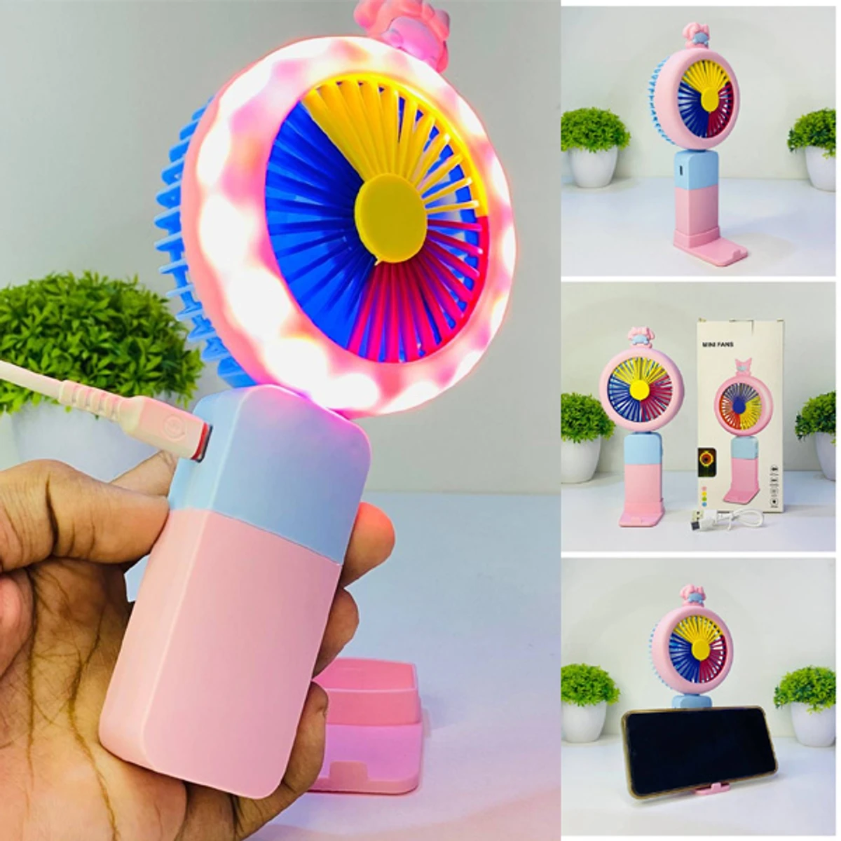 Mini Handheld Light Fan