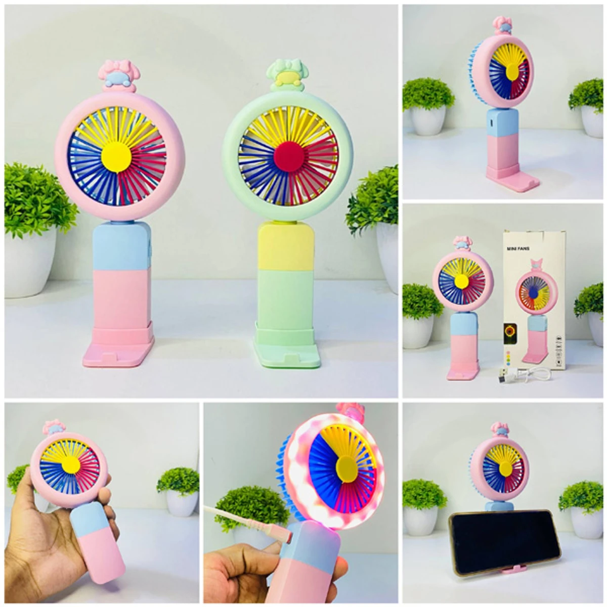 Mini Handheld Light Fan