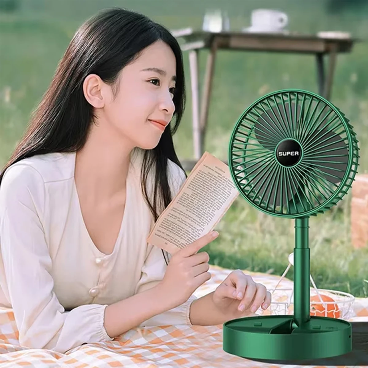 Super Portable Folding Rechargeable Fan