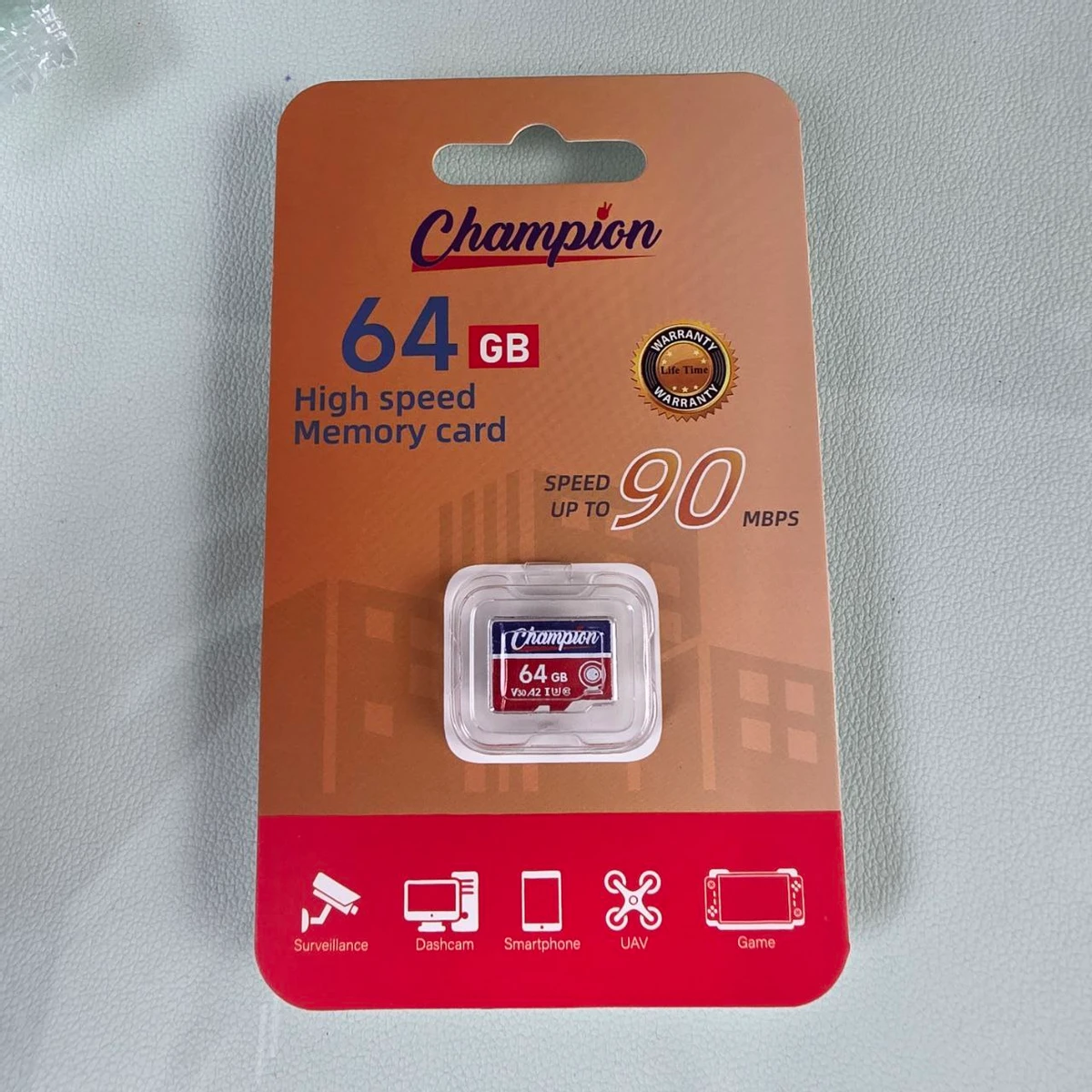 64gb high speed memory card lifetime guarantee