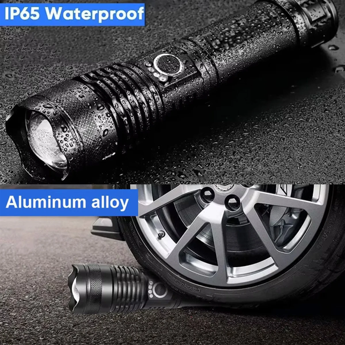 Metal Body super bright led powerful flashlight