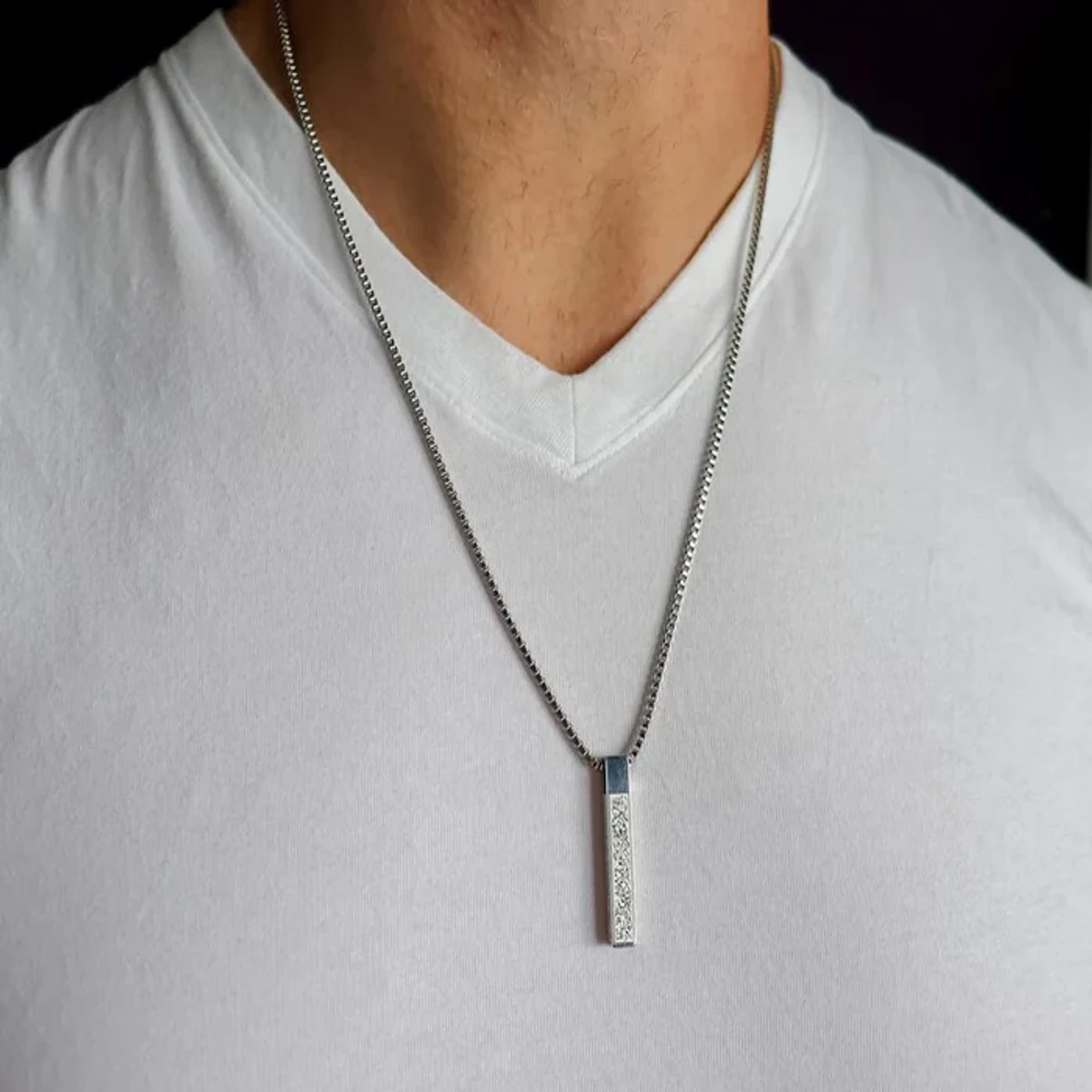 Ayatul Kursi 3D Bar Locket