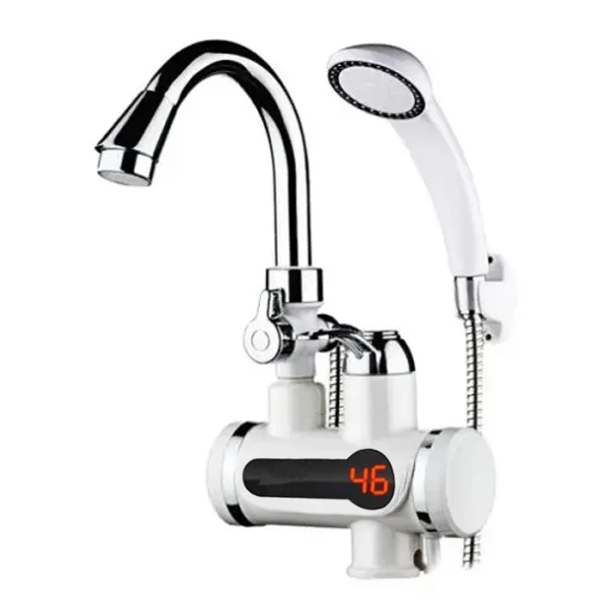 Electric Hot Water Tap With Hand Shower